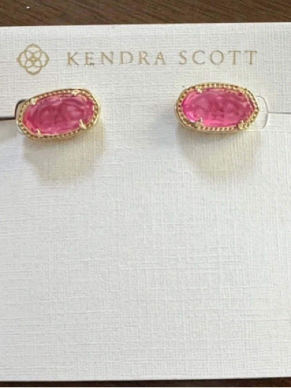 Kendra Scott Pink Stud Earrings - Picture 3 of 3